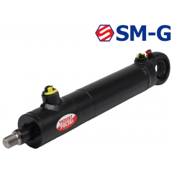 POLSKI SIŁOWNIK HYDRAULICZNY BIZON TŁOK SKOK 160 L= 338mm SKRAW-MET